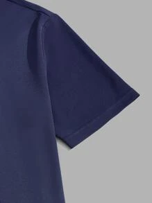 Manfinity VCAY Men Colour Block Polo Shirt - Multicolor - View 4