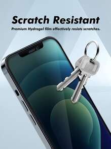 2sheets Tempered Privacy Screen Protector Compatible With iPhone15/15Plus/15Pro/15Promax - Black - View 5