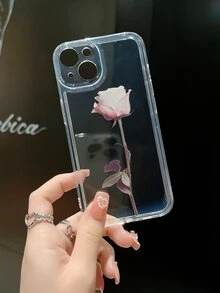 vỏ điện thoại trong suốt hình hoa hồng - Nhiều màu - Xem 2