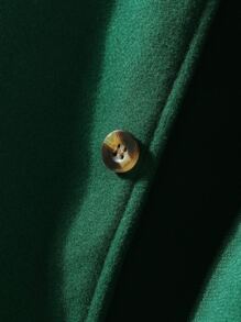 Manfinity Men Letter Patched Striped Trim Drop Shoulder Varsity Jacket Without Hoodie - Multicolor - View 6