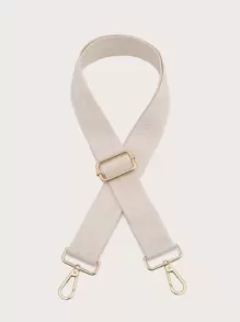 極簡包帶，包配件，DIY配件，可調節替換肩帶，時尚耐用 - 米色 - 查看 1