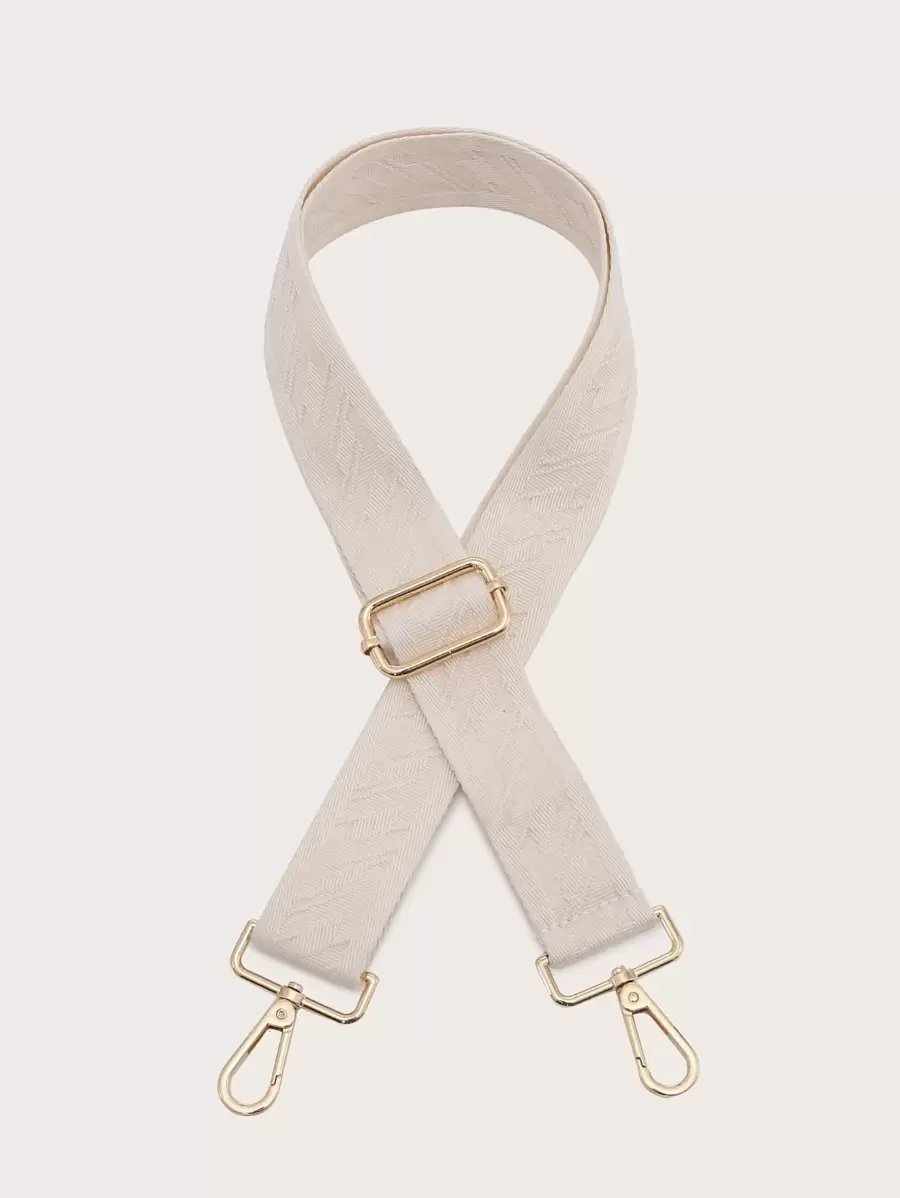 極簡包帶，包配件，DIY配件，可調節替換肩帶，時尚耐用 - 米色 - 查看 1