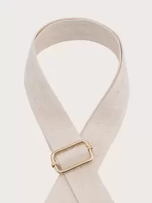 極簡包帶，包配件，DIY配件，可調節替換肩帶，時尚耐用 - 米色 - 查看 2