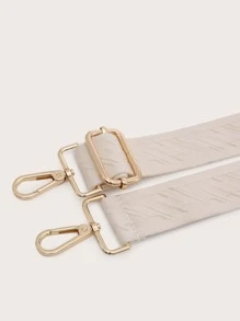 極簡包帶，包配件，DIY配件，可調節替換肩帶，時尚耐用 - 米色 - 查看 5