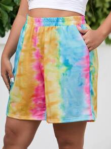Shorts de tie dye - Multicolor - Ver 2