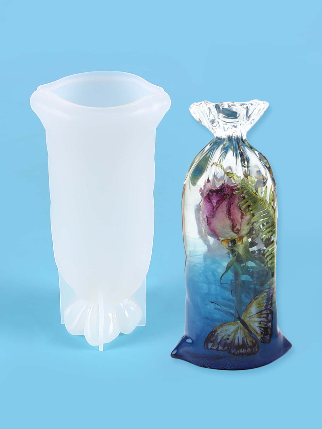 1 Khuôn Silicon, Khuôn Nhựa Túi May Mắn Hiện Đại Cho Gia Đình - trắng - Xem 1