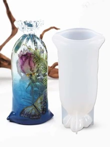 1 Khuôn Silicon, Khuôn Nhựa Túi May Mắn Hiện Đại Cho Gia Đình - trắng - Xem 2