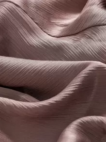 DAZY 女士休闲阔腿裤，秋季新款 - 藕粉色 - 查看 5