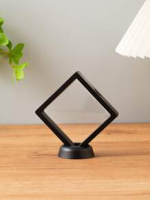 1入組塑膠幾何框架 - 黑色 - 查看 4