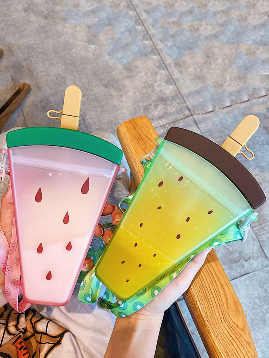 1 pieza Vaso con diseño de fruta - Multicolor - Ver 1