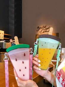 1 pieza Vaso con diseño de fruta - Multicolor - Ver 8