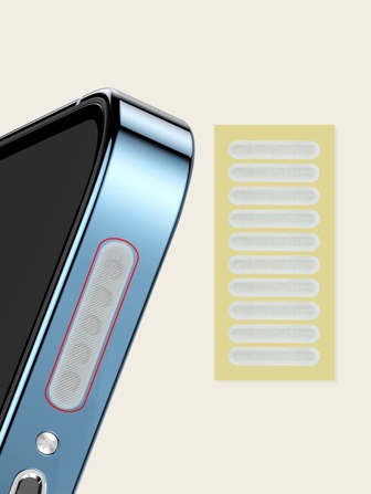 10 piezas de pegatinas antipolvo para teléfonos móviles, tapones antipolvo