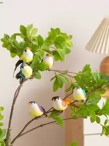 1pc Bird Shaped Random Decorative Object, Cartoon Animal Shaped PP Decorative Craft For Home Decoration Best Gifts Birthday - Multicolor - View 1