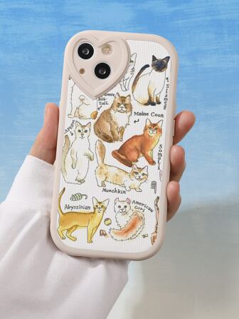 JOLLY by Jiajia Coque de téléphone portable à motif de chat