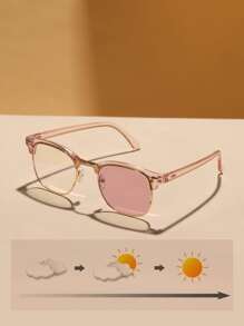 Gafas de moda fotocromáticas con lentes tintadas para actividades al aire libre, accesorios de playa, accesorios de playa para mujer, fundamentos de , atuendos de mujer de otoño e invierno, ropa casual de negocios, regalos para vacaciones de verano, playa, al aire libre y viajes