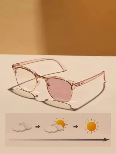变色时尚眼镜 有色镜片 户外活动遮阳 沙滩配饰 女士沙滩配饰 眼镜 遮阳 基础款 秋冬女士服装 商务休闲礼品 夏季海滩度假、户外、旅行