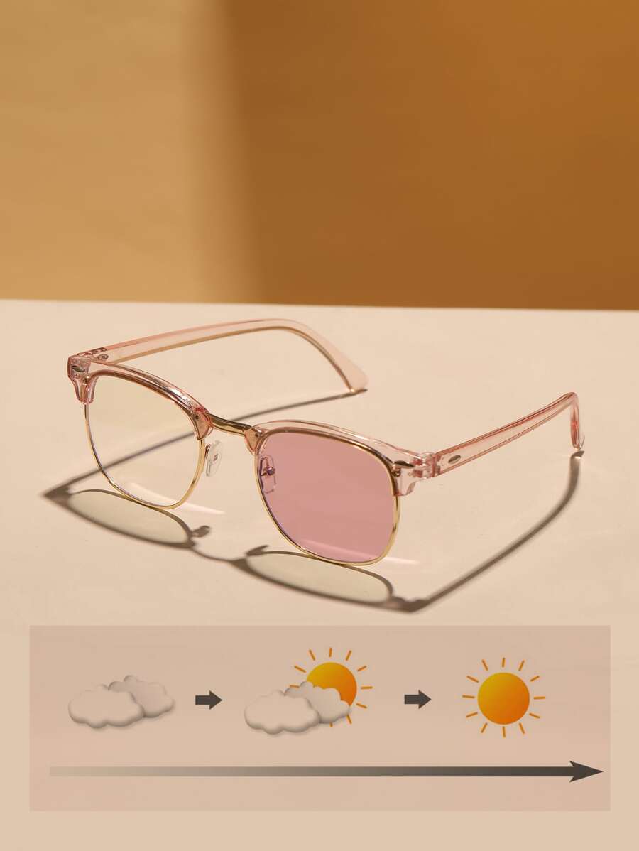 Gafas de moda fotocromáticas con lentes tintadas para actividades al aire libre, accesorios de playa, accesorios de playa para mujer, fundamentos de , atuendos de mujer de otoño e invierno, ropa casual de negocios, regalos para vacaciones de verano, playa, al aire libre y viajes