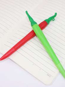 2入組辣椒形狀隨機圓珠筆