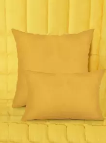 1 pieza Funda de cojín sin relleno unicolor