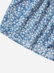 Soleia Ditsy Floral Shirred Waist Shorts