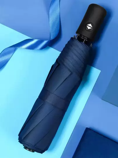 1pc Solid Color Windproof & Waterproof Folding Automatic Travel Umbrella,Spring Summer Picks,Brides Maid Gifts,Room,Bedroom Decor,Beach,Travel,For Men,For Women,Vacation,Cute Stuff