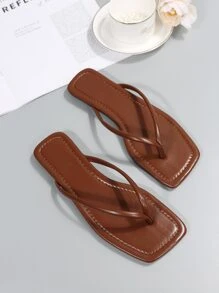 法式女士人字拖，新款甜美仙女休闲沙滩拖鞋，防滑软底，适合约会、聚会、派对、日常