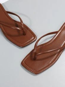 法式女士人字拖，新款甜美仙女休闲沙滩拖鞋，防滑软底，适合约会、聚会、派对、日常