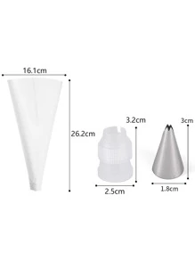 50入組烘焙蛋糕裱花套裝 - 彩色 - 查看 3