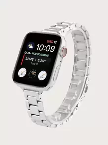 金屬錶帶適用於Apple Watch - 銀色 - 查看 3