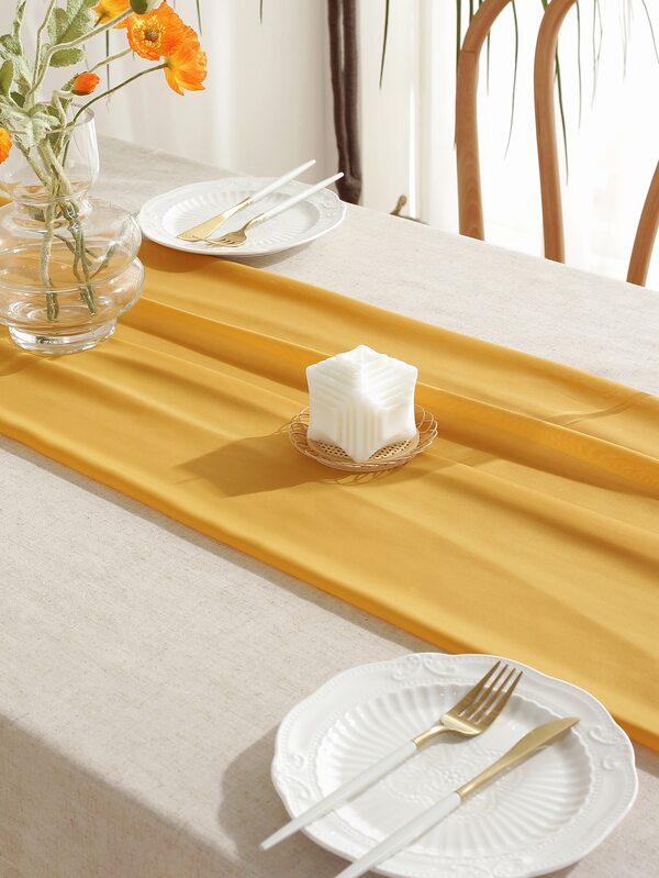 Solid Table Runner SHEIN USA