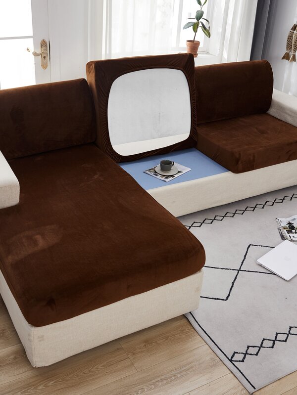 Plain Stretchy Sofa Seat Cover SHEIN USA