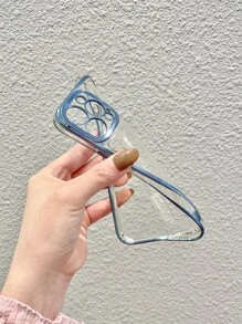 邊框拼接透明手機殼 - 藍色 - 查看 5