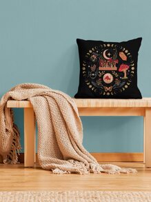 1 Nấm In Đệm Mà Không Chất Độn, hàng Ngày Polyester Vuông Ném Gối Cho Phòng Ngủ Ghế Sofa Trang Trí Nhà Cửa - Nhiều màu - Xem 4