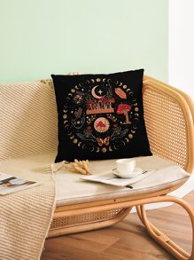 1 Nấm In Đệm Mà Không Chất Độn, hàng Ngày Polyester Vuông Ném Gối Cho Phòng Ngủ Ghế Sofa Trang Trí Nhà Cửa - Nhiều màu - Xem 7