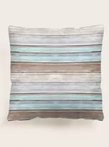 彩色條紋印花靠墊套不附帶墊芯 - 彩色 - 查看 1