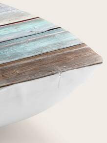 彩色條紋印花靠墊套不附帶墊芯 - 彩色 - 查看 2