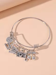 Trang trí kim loại Cherry - Màu Bạc Cổ - Xem 1