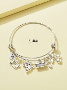 Trang trí kim loại Cherry - Màu Bạc Cổ - Xem 3