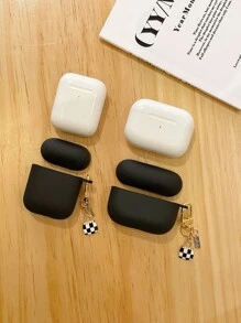 Túi đựng mặt dây chuyền tương thích với AirPods - màu đen - Xem 4