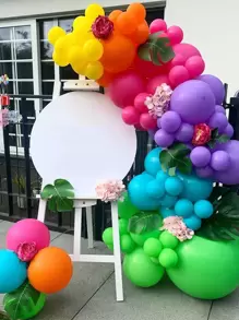 92入組彩色氣球花環 - 彩色 - 查看 1