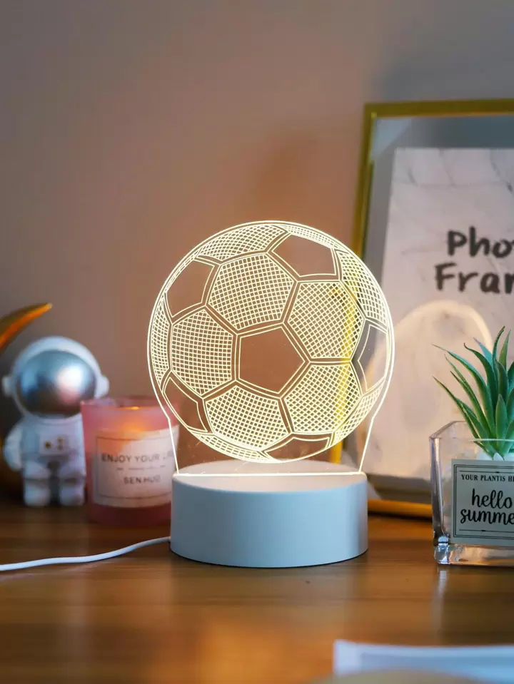 1 Bóng Đá Thiết Kế Đèn Trang Trí, Bóng Đá Hiện Đại Hình Đèn LED Trang Trí Cho Gia Đình | SHEIN