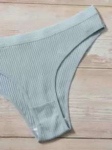 7 piezas Bragas tejida de canalé simple - Multicolor - Ver 5