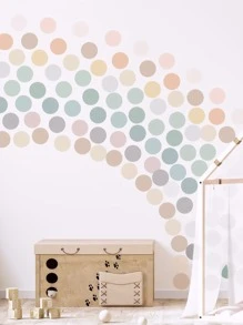 波點圖案牆貼 - 彩色 - 查看 2