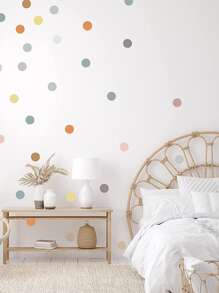 波點圖案牆貼 - 彩色 - 查看 3