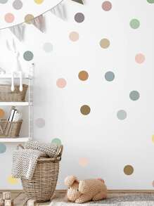 波點圖案牆貼 - 彩色 - 查看 4