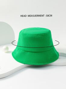 Sombrero cubo unicolor - Verde - Ver 3