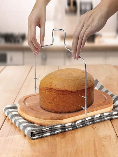 1pc Stainless Steel Double Layer Cake Separator / Single Layer Cake Separator