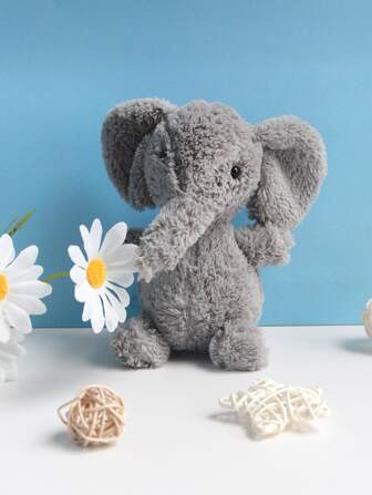 1入組大象設計寵物毛絨玩具