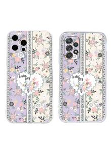 1个花卉图案手机壳，国际版，非国内版 - 彩色 - 查看 1