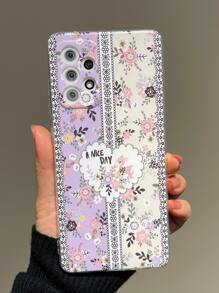 1个花卉图案手机壳，国际版，非国内版 - 彩色 - 查看 3